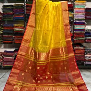 Maheshwari Tissue Keri Lotus Pallu Saree