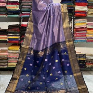 Maheshwari Flower Buti Pallu Saree
